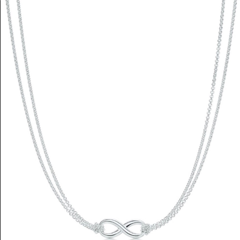 Auth Tiffany infinity necklace